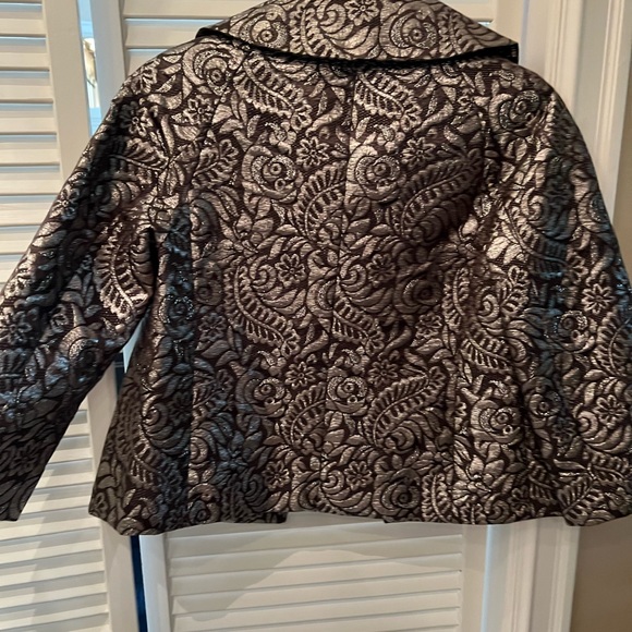 Banana Republic Metallic Brocade Jacket, XS - Picture 2 of 5